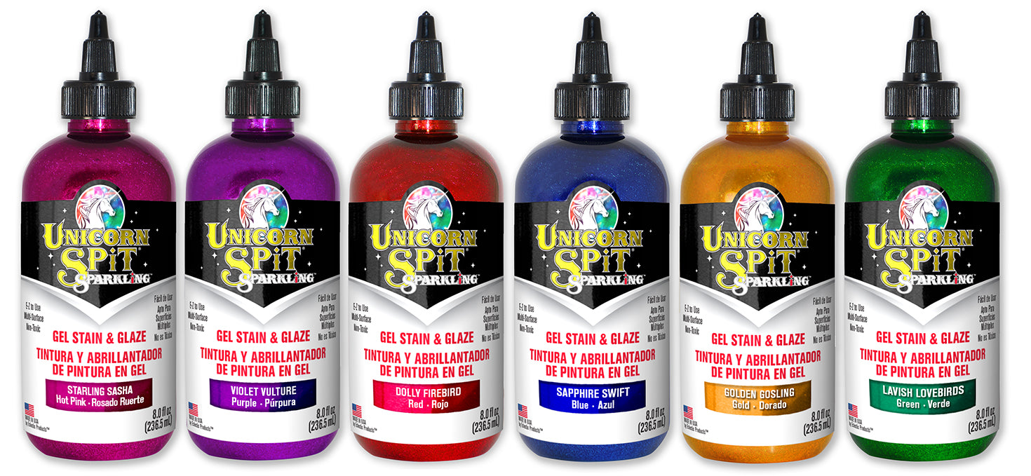Unicorn Spit Sparkling Color Collection  6 - 8 oz bottles 577COLL8 - Creative Wholesale