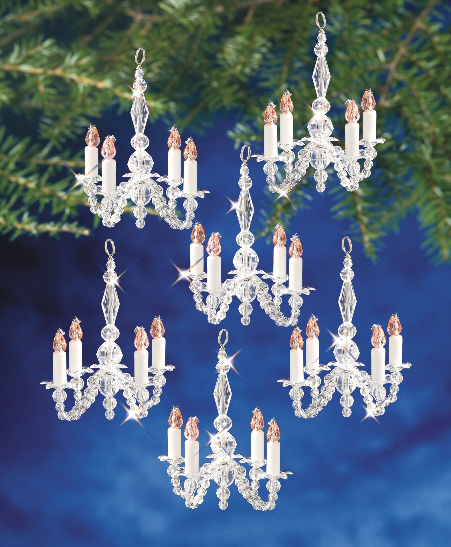Beadery Holiday Ornament Kit, Christmas Chandeliers #5932 - Creative Wholesale