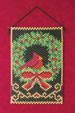 Beaded Banner Kit Cardinal Wreath #7143 - Creative Wholesale