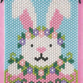 Beaded Banner Kit Happy Bunny  7275 Discontinued