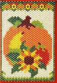 Beaded Banner Kit Harvest Pumpkin  #7310 - Creative Wholesale