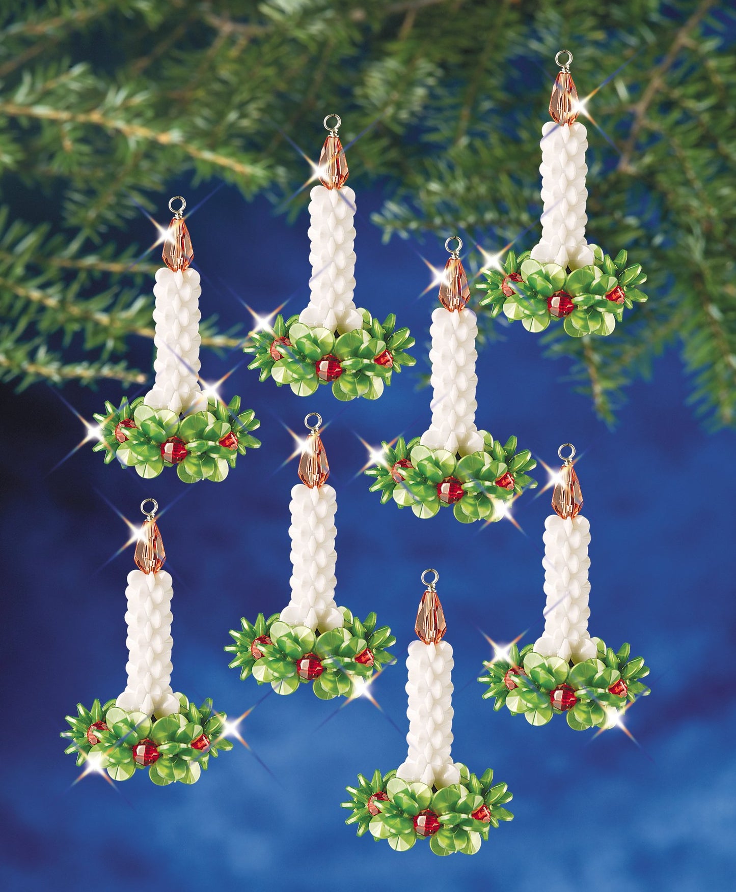 Beadery Holiday Ornament Kit Candle Wreath #7464 - Creative Wholesale
