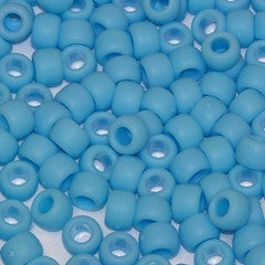 Pony Beads 6 X 9mm, Frosted/Matte Colors Pkg 1000 - Creative Wholesale