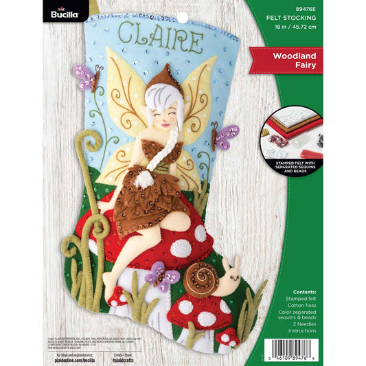 Bucilla ® Seasonal - Felt - Stocking Kits - Woodland Fairy 89476E