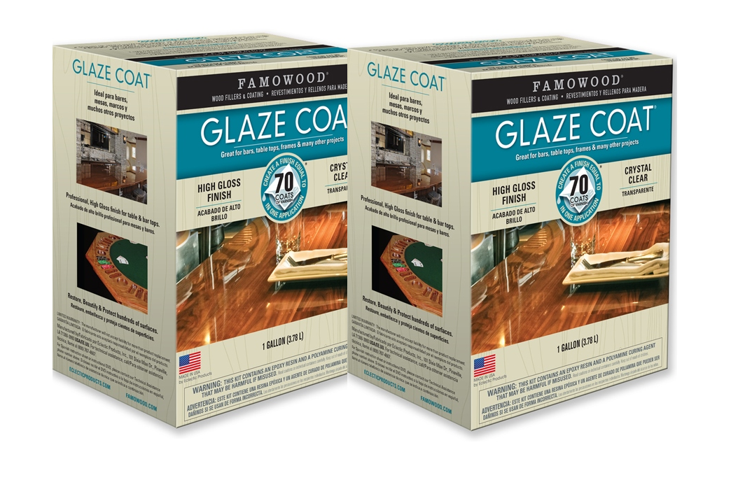 Famowood Glaze Coat Epoxy Coating Two Gallon Kit 5050110C - Creative Wholesale