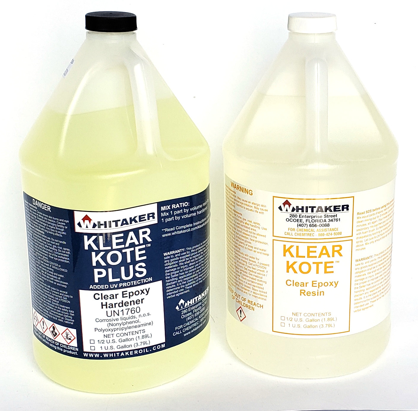 Klear Kote PLUS UV Epoxy Resin 4 gal kit NEW