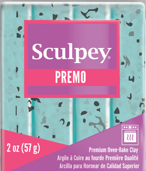 Premo Sculpey® Turquoise Granite 2 oz bar PE02 5036