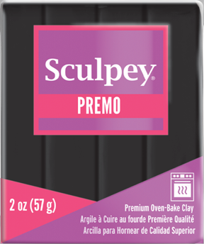 Premo Sculpey® Black 2 oz bar PE02 5042
