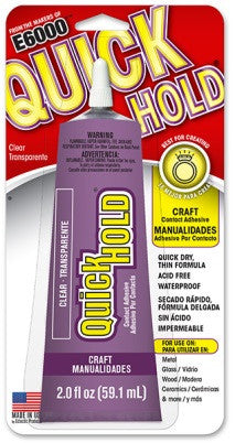 Quick Hold Craft Adhesive 2 ounces 6 Per Case 380722C - Creative Wholesale