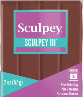 Sculpey III®Chocolate 2 ounce bar S302  053