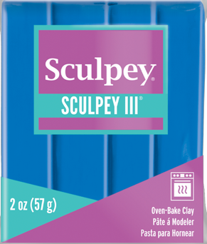 Sculpey III® Blue 2 ounce bar S302 063