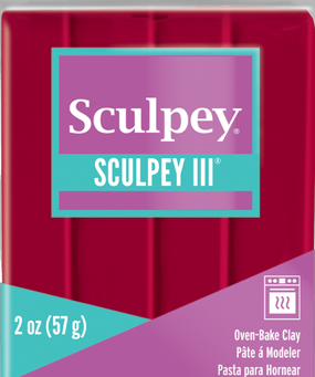 Sculpey III® Red 2 ounce bar S302 083