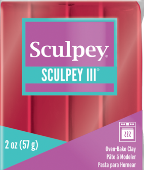 Sculpey III® Deep Red Pearl 2 ounce bar S302 1140