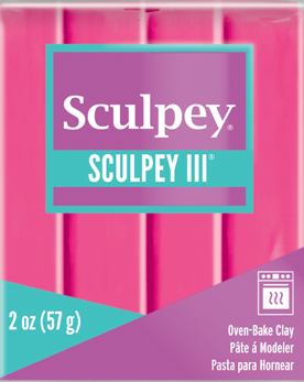 Sculpey III® Candy Pink 2 ounce bar S302 1142