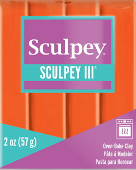 Sculpey III® Just Orange 2 ounce bar S302 1634