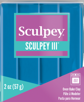 Sculpey III® Turquoise 2 ounce bar S302 505