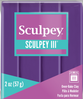Sculpey III®Purple 2 ounce bar S302 513