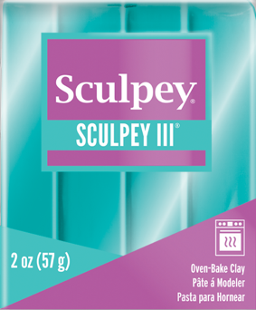 Sculpey III® Teal Pearl 2 oz S302 538