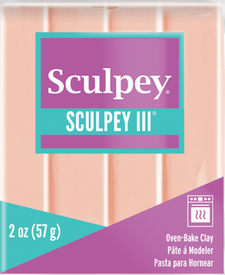 Sculpey III® Peach 2 oz bar S302 564 (NEW COLOR)