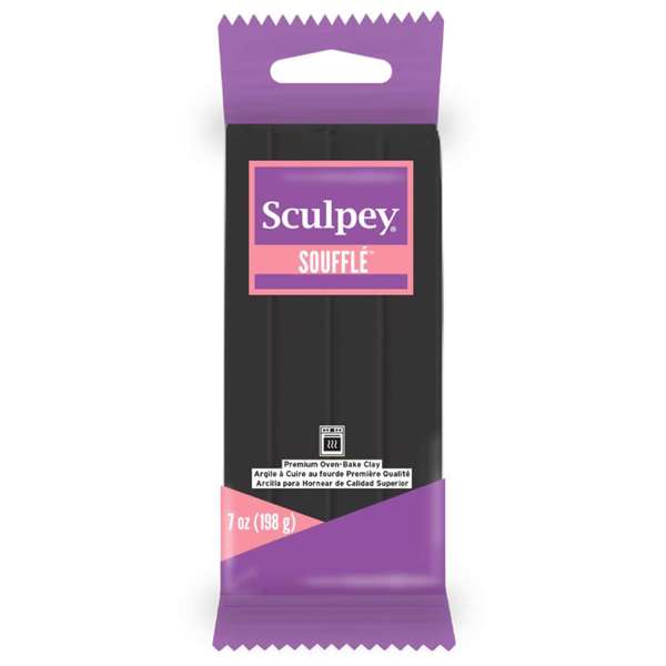 Sculpey Souffle, Color PoppySeed, 7 oz SU08 6042