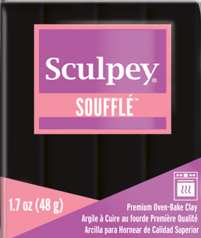 Sculpey Souffle, Color PoppySeed, 1.7 ounce SU 6042