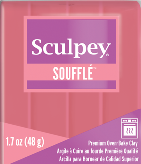 Sculpey Souffle Guava 1.7 ounce SU 6653