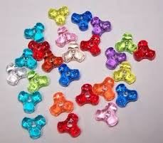 Tri Beads 11mm, Package 900 pieces  825V - Creative Wholesale