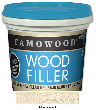 Famowood Latex Wood Filler 24 oz. Case 12 Natural 40022126C - Creative Wholesale