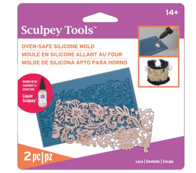 Sculpey Silicone Bakeable Mold, Lace APM56