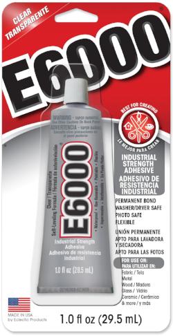 E6000 Glue Clear MV 1oz  6/Case #231017C - Creative Wholesale