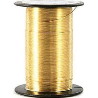 Bead/Craft Wire 24 gauge Gold 25 yds per spool #2490-212 - Creative Wholesale