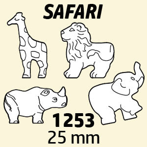 Safari Asst Circus Multi  #1253SV289 1/4lb - Creative Wholesale