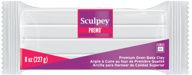 Premo Sculpey® White, 8 ounce blocks, PE08 5001 - Creative Wholesale