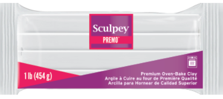 Premo Sculpey® Clay White 1 Pound Bar PE1 5001 - Creative Wholesale