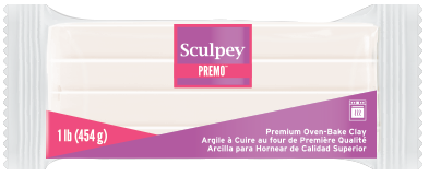 Premo Sculpey® Clay White Translucent 1 Pound Bar PE1 5527 - Creative Wholesale