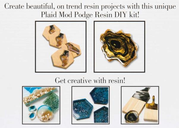 Mod podge resin sale jewelry