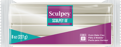 Sculpey® III Pearl 8 oz bar S308 1101