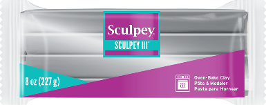 Sculpey® III Silver 8 oz bar S308 1130