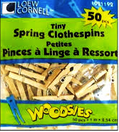 Tiny Spring Clothespins  by Simply Art 50 Count 1021192 - Creative Wholesale